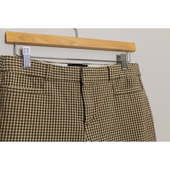 Banana Republic Plaid Sloan Trousers Sz 4 Petite - Picture 4 of 5
